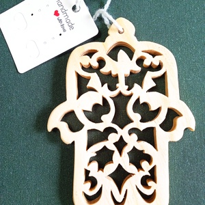 Fatima keze ( amulett ) 3-3., Otthon & Életmód, Dekoráció, Fali és függő dekoráció, Falra akasztható dekor, Famegmunkálás, MESKA