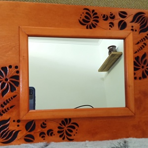 Kalocsai mintás 5 - falitükör  - otthon & életmód - dekoráció - tükör - Meska.hu