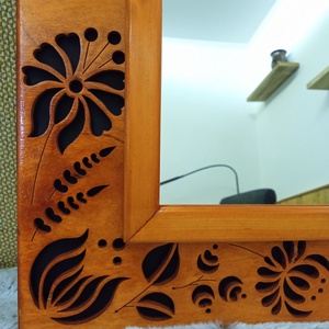 Kalocsai mintás 5 - falitükör  - otthon & életmód - dekoráció - tükör - Meska.hu