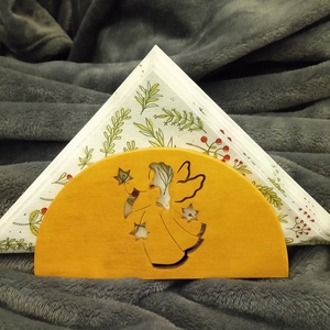 Angyalkás szalvétatartó, Otthon & Életmód, Dekoráció, Asztal és polc dekoráció, Asztaldísz, , MESKA