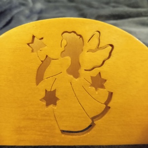 Angyalkás szalvétatartó - otthon & életmód - dekoráció - asztal és polc dekoráció - asztaldísz - Meska.hu