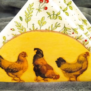 Fa szalvétatató - 2. - otthon & életmód - dekoráció - asztal és polc dekoráció - asztaldísz - Meska.hu