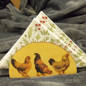 Fa szalvétatató - 2., Otthon & Életmód, Dekoráció, Asztal és polc dekoráció, Asztaldísz, , MESKA