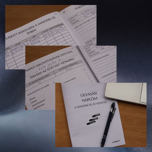 Nyomtatható jegyzetfüzet - két részes olvasási napló - otthon & lakás - papír írószer - jegyzetfüzet & napló - Meska.hu