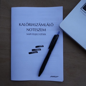 Nyomtatható jegyzetfüzet - kalóriaszámláló notesz - Meska.hu
