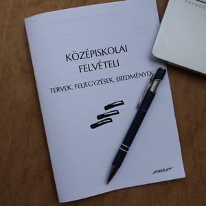 Nyomtatható jegyzetfüzet - a középiskolai felvételivel kapcsolatos feljegyzésekre - Meska.hu