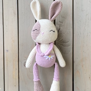  Foltos nyuszi fodros pánttal - Meska.hu