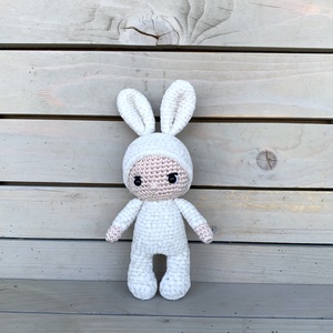 Nyuszi baba - mini, Játék & Sport, Plüssállat & Játékfigura, Nyuszi, Horgolás, MESKA