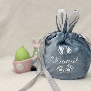 Húsvéti egyediesített kis zsák, Ünnepi díszek, dekorációk, Húsvéti díszek és dekorációk, Húsvéti kosár, Mindenmás, MESKA