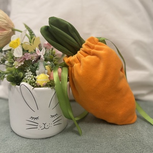 Húsvéti egyediesített kis zsák, Ünnepi díszek, dekorációk, Húsvéti díszek és dekorációk, Húsvéti kosár, Mindenmás, MESKA