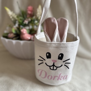 Húsvéti egyediesített kis kosár - ünnepi díszek, dekorációk - húsvéti díszek és dekorációk - húsvéti kosár - Meska.hu