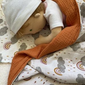 Duplagéz takaró - otthon & életmód - babaszoba, gyerekszoba - babatakaró, gyerek pléd - Meska.hu