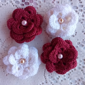 Horgolt kamélia virág vegyes  - otthon & életmód - dekoráció - dísztárgy - Meska.hu Horgolt kamélia virág vegyes  - otthon & életmód - dekoráció - dísztárgy - Meska.hu