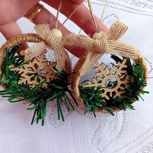 Karácsonyi  fenyőfafa dekoráció - karácsony - karácsonyi lakásdekoráció - karácsonyfadíszek - Meska.hu