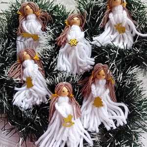 Fonal angyalka  - karácsony - karácsonyi lakásdekoráció - karácsonyfadíszek - Meska.hu Fonal angyalka  - karácsony - karácsonyi lakásdekoráció - karácsonyfadíszek - Meska.hu