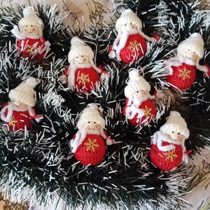 Karácsonyi kislány figura, dekoráció - Meska.hu