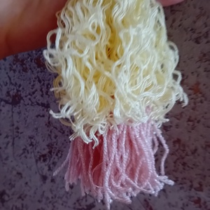 Karácsonyi fonal angyal - karácsony - karácsonyi lakásdekoráció - karácsonyfadíszek - Meska.hu