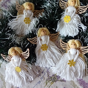 Karácsonyi fonal angyalka - karácsony - karácsonyi lakásdekoráció - karácsonyfadíszek - Meska.hu Karácsonyi fonal angyalka - karácsony - karácsonyi lakásdekoráció - karácsonyfadíszek - Meska.hu