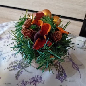 Karácsonyi mini asztaldísz - karácsony - adventi díszek - adventi asztaldísz - Meska.hu