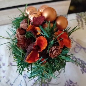 Karácsonyi mini asztaldísz - karácsony - adventi díszek - adventi asztaldísz - Meska.hu