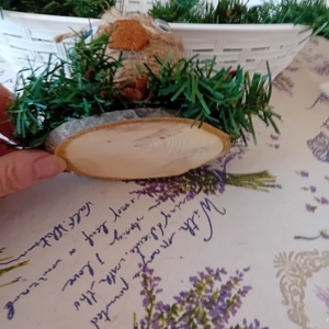 Karácsonyi bagoly asztalsísz - karácsony - karácsonyi lakásdekoráció - ünnepi asztaldekoráció - Meska.hu