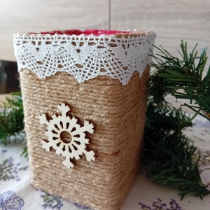 Karácsonyi dekorációs tároló A, Karácsony, Karácsonyi lakásdekoráció, Ünnepi asztaldekoráció, Mindenmás, MESKA