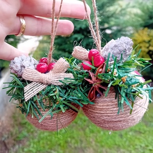 Karácsonyfadísz gömb, Karácsony, Karácsonyi lakásdekoráció, Karácsonyi lakásdíszek, Mindenmás, MESKA