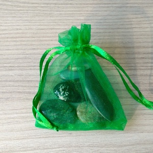 6 db ásvány kaboson ajándék zacskóban 23. - kellékek & szerszámok - gyöngyfűzés kellékek - cabochon - Meska.hu