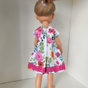 Pipacsos ruha Paola Reina Amiga babákra - játék & sport - baba & babaház - játékbaba, babakellék - Meska.hu