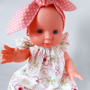 Százszorszép öltözék 30 cm-s bébi babákra, Játék & Sport, Baba & babaház, Babaruha, babakellék, Varrás, MESKA