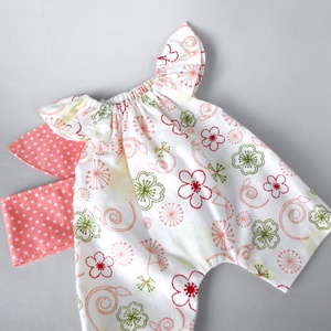 Százszorszép öltözék 30 cm-s bébi babákra - játék & sport - baba & babaház - babaruha, babakellék - Meska.hu
