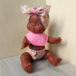 Pelenkás öltözék 34-38 cm-s bébi babákra - játék & sport - baba & babaház - babaruha, babakellék - Meska.hu