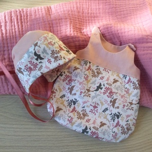 Madárkás hálózsák 20 cm-s babáknak - játék & sport - baba & babaház - babaruha, babakellék - Meska.hu