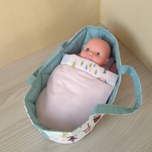 Bárka alakú mózeskosár 20-25 cm-s babáknak - Meska.hu