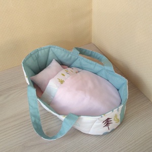 Bárka alakú mózeskosár 20-25 cm-s babáknak - játék & sport - baba & babaház - babaruha, babakellék - Meska.hu