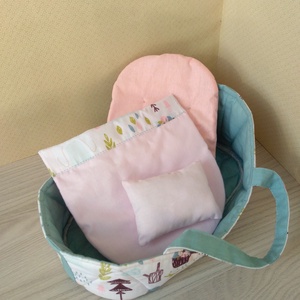 Bárka alakú mózeskosár 20-25 cm-s babáknak - játék & sport - baba & babaház - babaruha, babakellék - Meska.hu