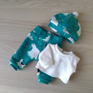 Jégtáblás melegítő 34-38 cm-s babáknak - játék & sport - baba & babaház - babaruha, babakellék - Meska.hu