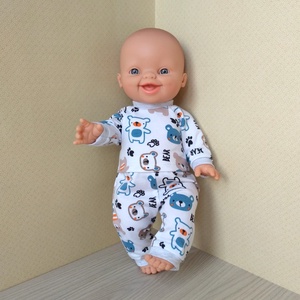 Mackó ruha, 34-38 cm-s PaolaReina, Miniland és egyéb babáknak - játék & sport - baba & babaház - babaruha, babakellék - Meska.hu