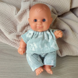 Két részes öltözék 20 cm-s babáknak - Meska.hu