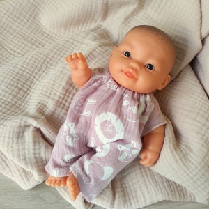 Muszlin overall 21 cm-s babáknak - Meska.hu