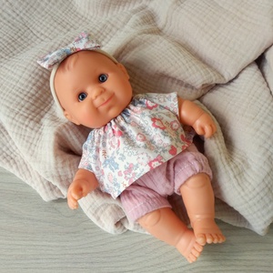 Hajpántos öltözék 21 cm-s babáknak - Meska.hu