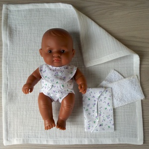 Gondozó készlet 21 cm-s Miniland babáknak - játék & sport - baba & babaház - babaruha, babakellék - Meska.hu