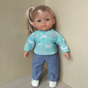 Zsiráfos összeállítás Charlotte babáknak. - játék & sport - baba & babaház - babaruha, babakellék - Meska.hu