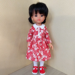 Piros leveles ruha Paola Reina babáknak - Meska.hu