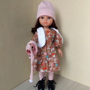 Mellényes öltözék Poal Reina babáknak - játék & sport - baba & babaház - babaruha, babakellék - Meska.hu