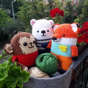 Bebe jegesmackó, Játék & Sport, Plüssállat & Játékfigura, Maci, Horgolás, MESKA