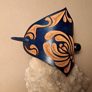 Lélekszerződés - bőr kontycsat - ruha & divat - hajdísz & hajcsat - hajcsat & hajtű - Meska.hu