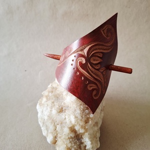 Tavasz - bőr kontycsat - baba - mama - baba ágynemű - babafészek - Meska.hu