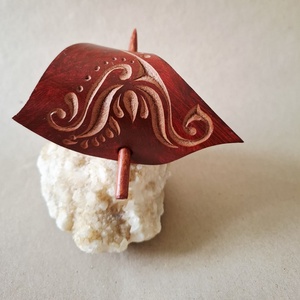 Tavasz - bőr kontycsat - baba - mama - baba ágynemű - babafészek - Meska.hu