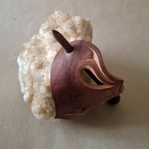 Szívügy - bőr kontycsat - ruha & divat - hajdísz & hajcsat - hajcsat & hajtű - Meska.hu